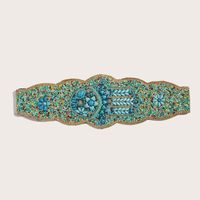 Ethnic Style Colorful Resin Beaded Women's Woven Belts 1 Piece sku image 16