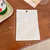 Casual Solid Color Plastic Jewelry Packaging Bags sku image 1