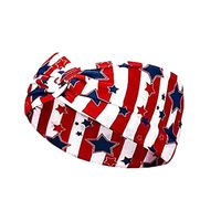 Streetwear Plaid Bow Knot Cloth Printing Hair Band sku image 11