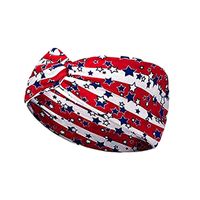 Streetwear Plaid Bow Knot Cloth Printing Hair Band sku image 18