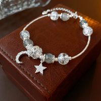 Sweet Heart Shape Lock Fish Tail Crystal Rhinestones Wholesale Bracelets sku image 39