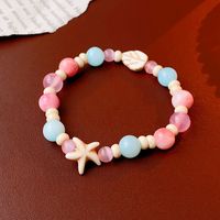 Sweet Heart Shape Lock Fish Tail Crystal Rhinestones Wholesale Bracelets sku image 11