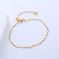 Simple Style Geometric Stainless Steel Plating Bracelets sku image 1