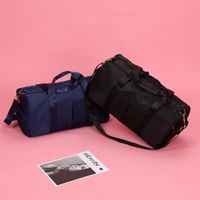 Unisex Basic Vacation Solid Color Oxford Cloth Waterproof Travel Bags main image 4