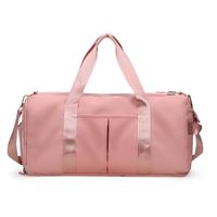 Unisex Basic Vacation Solid Color Oxford Cloth Waterproof Travel Bags sku image 1