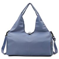 Women's Basic Sports Solid Color Oxford Cloth Waterproof Travel Bags sku image 2