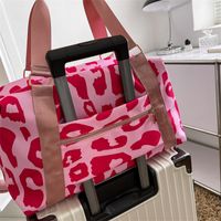 Women's Basic Cow Pattern Oxford Cloth Waterproof Travel Bags main image 5