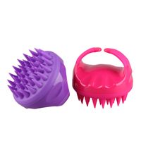 Casual Solid Color Abs Silica Gel Hair Combs main image 1