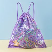 Casual Cute Cartoon Polyester Swim Bags Waterproof Bag Swimming Accessories sku image 2