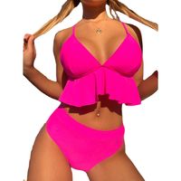 Women's Solid Color 2 Piece Set Bikinis main image 2
