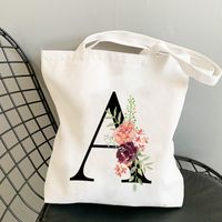 Unisex Casual Letter Shopping Bags sku image 1