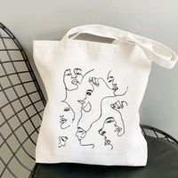 Unisex Casual Heart Shape Butterfly Shopping Bags sku image 3