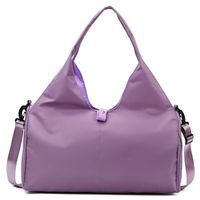 Women's Basic Sports Solid Color Oxford Cloth Waterproof Travel Bags sku image 4