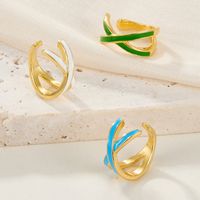 1 Piece Simple Style Geometric Plating Sterling Silver 18k Gold Plated Ear Clips main image 4