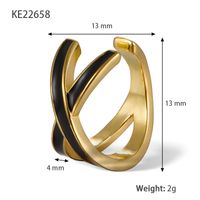 1 Piece Simple Style Geometric Plating Sterling Silver 18k Gold Plated Ear Clips sku image 2