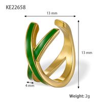 1 Piece Simple Style Geometric Plating Sterling Silver 18k Gold Plated Ear Clips sku image 5