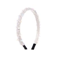 Elegant Solid Color Artificial Crystal Hair Band main image 4
