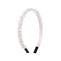 Elegant Solid Color Artificial Crystal Hair Band sku image 6