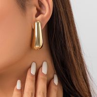 1 Pair Exaggerated Simple Style Classic Style Solid Color Alloy Ear Studs main image 5