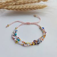 Ethnic Style Bohemian Devil's Eye Glass Glass Rope Wholesale Bracelets main image 6