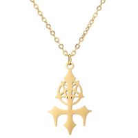 Retro Star Bear Notes 201 Stainless Steel Plating 18K Gold Plated Men'S Pendant Necklace sku image 18