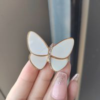 Sweet Butterfly Alloy Artificial Pearls Women's Brooches sku image 19