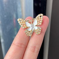 Sweet Butterfly Alloy Artificial Pearls Women's Brooches sku image 20