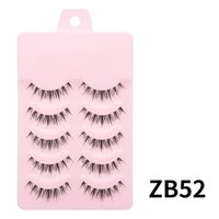 Lady Solid Color Artificial Fiber False Eyelashes 1 Set sku image 30