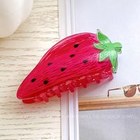 Cute Strawberry Pineapple Watermelon Arylic Hair Claws sku image 4