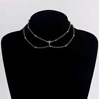 Wholesale Jewelry Simple Style Solid Color Metal Rhinestones Body Chain sku image 2