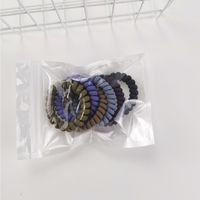 Casual Korean Style Solid Color Plastic Resin Hair Tie main image 2