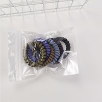 Casual Korean Style Solid Color Plastic Resin Hair Tie sku image 2