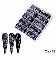 Fashion Starry Sky Paper Nail Decoration Accessories 1 Set Nail Supplies sku image 26
