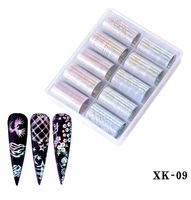 Fashion Starry Sky Paper Nail Decoration Accessories 1 Set Nail Supplies sku image 29