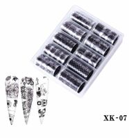 Fashion Starry Sky Paper Nail Decoration Accessories 1 Set Nail Supplies sku image 27