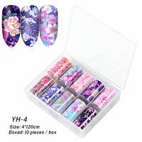 Fashion Starry Sky Paper Nail Decoration Accessories 1 Set Nail Supplies sku image 34
