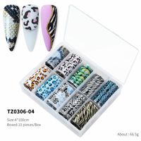 Fashion Starry Sky Paper Nail Decoration Accessories 1 Set Nail Supplies sku image 42