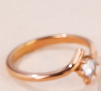 Classic Style Round Titanium Steel Artificial Gemstones Rings In Bulk sku image 8