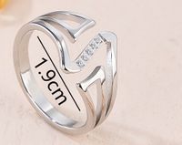 Streetwear Unregelmäßige Titanium Stahl Künstliche Edelsteine Ringe In Großen Mengen sku image 12