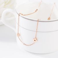 Mignon Fleur Acier Au Titane Collier sku image 3