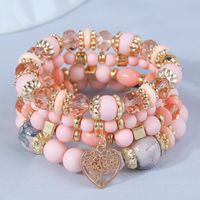 Casual Vacation Tree Heart Shape Alloy Glass Wholesale Bracelets sku image 1