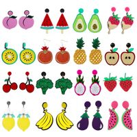 Cute Fruit Arylic Women's Drop Earrings main image 1