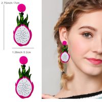 Cute Fruit Arylic Women's Drop Earrings sku image 16