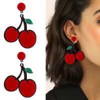 Cute Fruit Arylic Women's Drop Earrings sku image 5