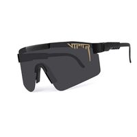 Hip-hop Exaggerated Punk Gradient Color Pc Special-shaped Mirror Clips Sports Sunglasses main image 6