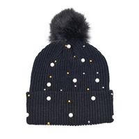 Unisex Commute Solid Color Embroidery Eaveless Wool Cap sku image 1