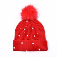 Unisex Commute Solid Color Embroidery Eaveless Wool Cap sku image 6