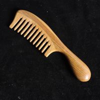 Classic Style Solid Color Ebony Hair Combs sku image 9