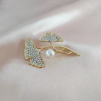 Sweet Butterfly Alloy Artificial Pearls Women's Brooches sku image 45
