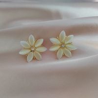 Sweet Butterfly Alloy Artificial Pearls Women's Brooches sku image 5